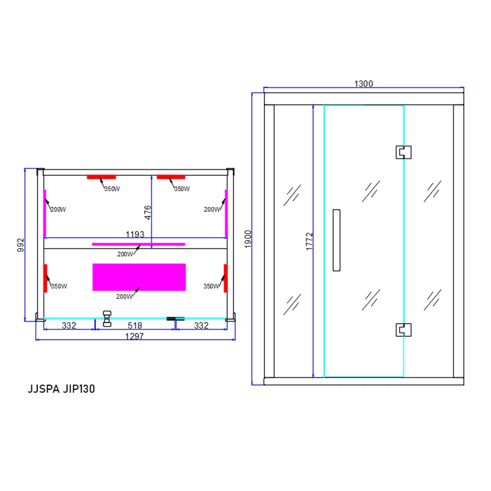 Plan saune JIP130.