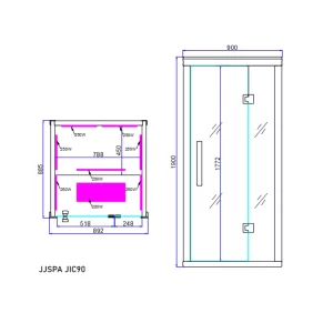Plan saune JIC90.