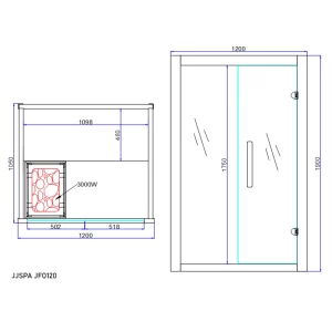 Plan saune JFO120.