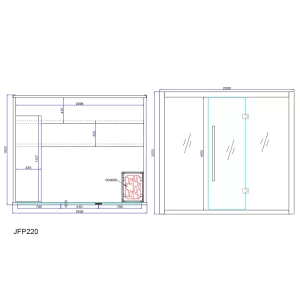 Plan saune JFP220.