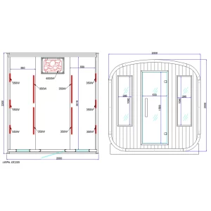 Plan saune JZC220.